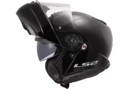 LS2 FF908 STROBE II Solid helmet - Gloss Black 2