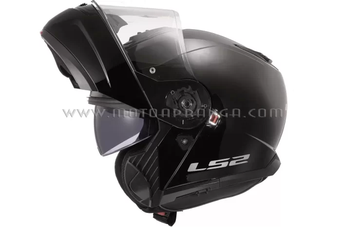 LS2 FF908 STROBE II Solid helmet - Gloss Black