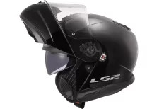LS2 FF908 STROBE II Solid helmet - Gloss Black