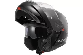 LS2 FF908 STROBE II Solid helmet - Gloss Black