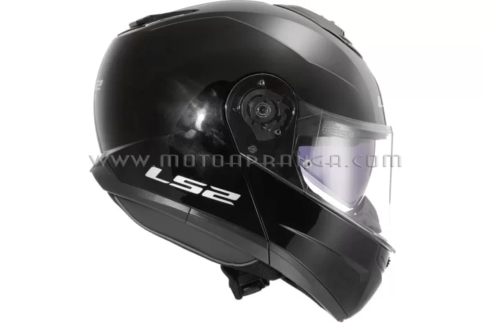 LS2 FF908 STROBE II Solid helmet - Gloss Black
