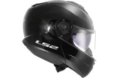 LS2 FF908 STROBE II Solid helmet - Gloss Black