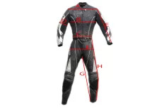 Hein Gericke Tribal Pro Spot - leather suit