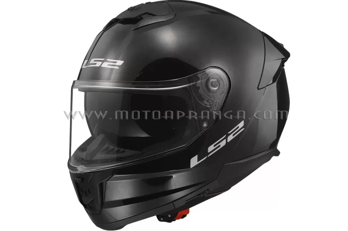 LS2 FF808 STREAM II Solid helmet - Gloss Black