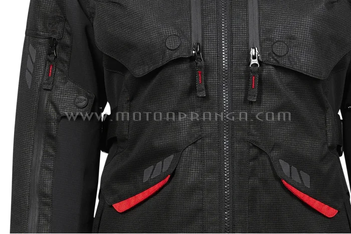 JACKET SD-JT69 TANAMI WOMEN BLACK/RED