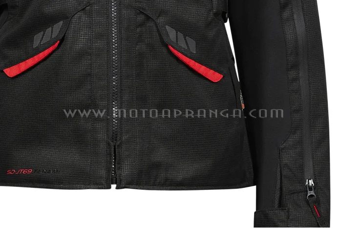 JACKET SD-JT69 TANAMI WOMEN BLACK/RED