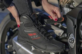 LS2 Garra Man Waterproof Boots - Black Red 2