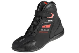 LS2 Garra Man Waterproof Boots - Black Red