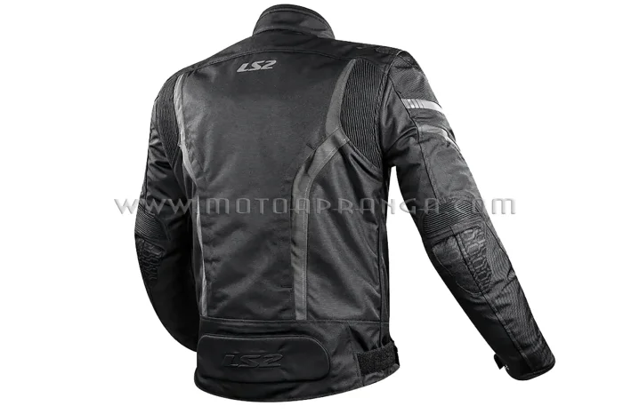 LS2 Gate Man Jacket - Black Dark Grey