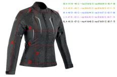 SM-Ana lady textile jacket with protectors