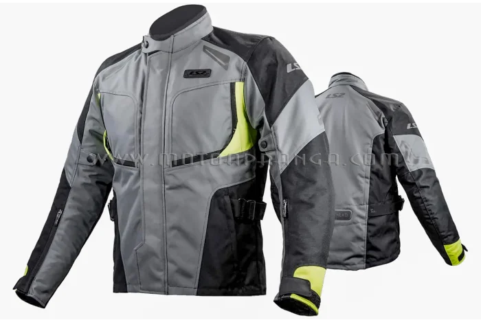 LS2 Phase Man Jacket - Grey Black Yellow