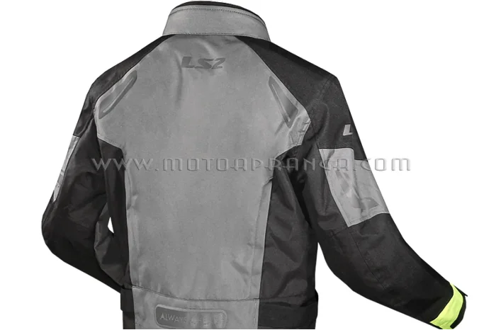 LS2 Phase Man Jacket - Grey Black Yellow