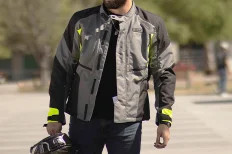 LS2 Phase Man Jacket - Grey Black Yellow