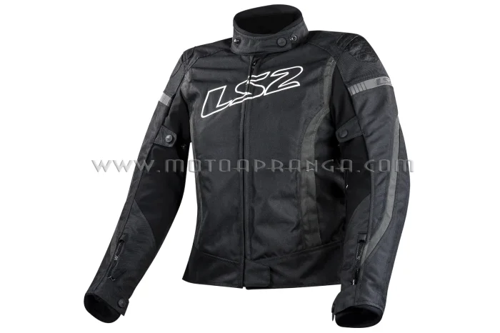 LS2 Gate Lady Jacket - Black Dark Grey