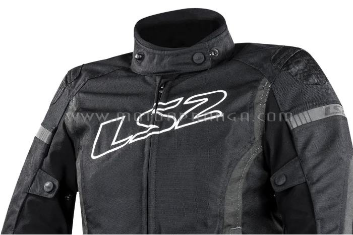 LS2 Gate Lady Jacket - Black Dark Grey