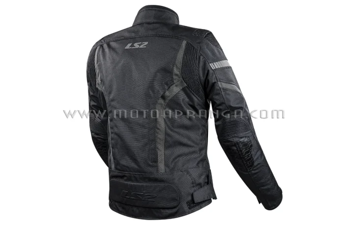 LS2 Gate Lady Jacket - Black Dark Grey