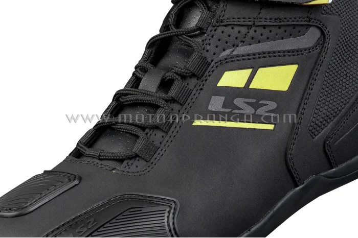 LS2 Garra Lady Boots - Black H-V Yellow