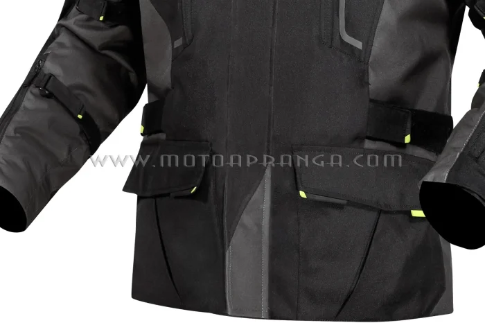 LS2 Narvik man jacket - Grey Black H-V Yellow