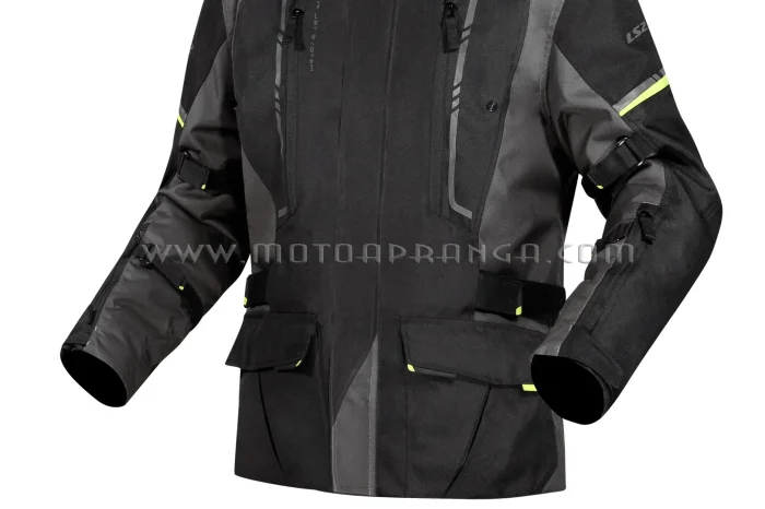 LS2 Narvik man jacket - Grey Black H-V Yellow