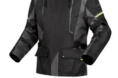 LS2 Narvik man jacket - Grey Black H-V Yellow