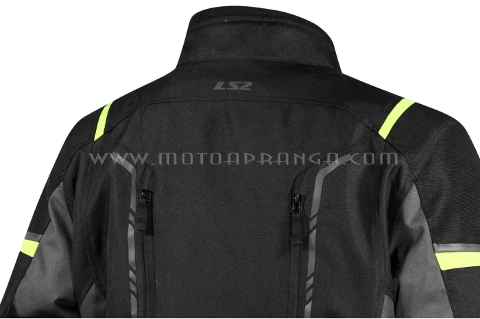 LS2 Narvik man jacket - Grey Black H-V Yellow