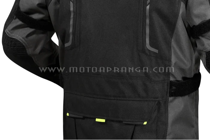 LS2 Narvik man jacket - Grey Black H-V Yellow