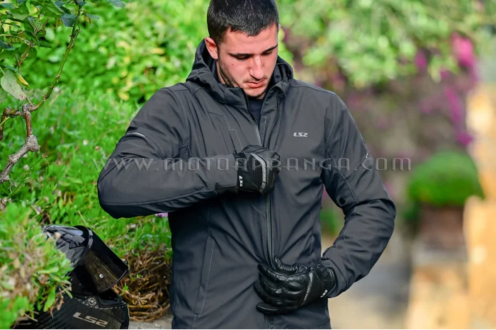 LS2 Bolton man jacket, Black