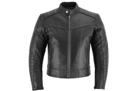 BLACK HAWK Leather jacket with ptotectors 2