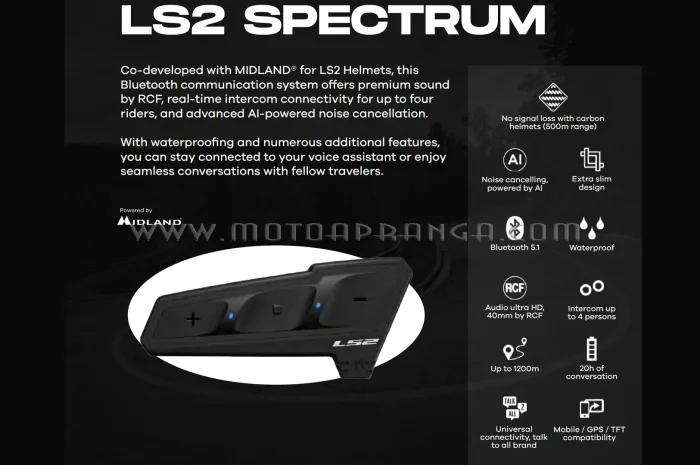 LS2 SPECTRUM intercom - pasikalbėjimo įranga