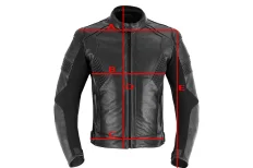 SM Blade vyriška odinė striukė su apsaugomis