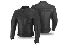 SM Curtis (man) - genuine leather jacket with protectors