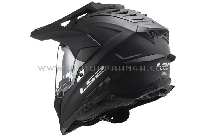 LS2 MX701 EXPLORER SOLID Helmet , Matt Black