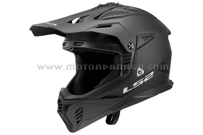 LS2 MX708 FAST II SOLID HELMET, Matt Black