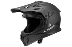 LS2 MX708 FAST II SOLID HELMET, Matt Black