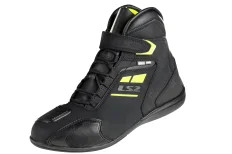 LS2 Garra Man Waterproof Boots - Black H-V Yellow