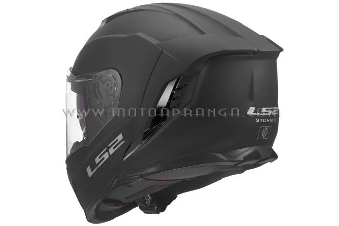LS2 FF818 STORM 3 SOLID Helmet - Matt Black