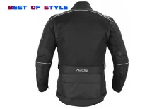 B.O.S. black textile jacket - waterproof and windproof
