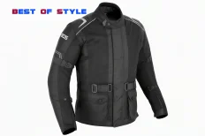 B.O.S. black textile jacket - waterproof and windproof