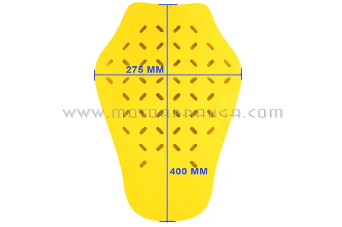 Back protector jackets insert - yellow