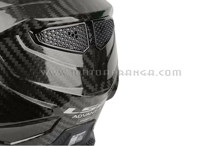 LS2 FF901 ADVANT X SOLID CARBON helmet - Gloss Black