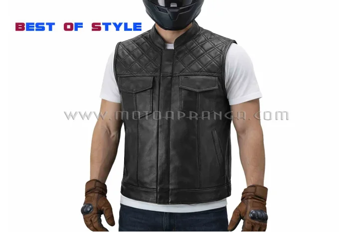 B.O.S. leather vest