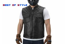 B.O.S. leather vest