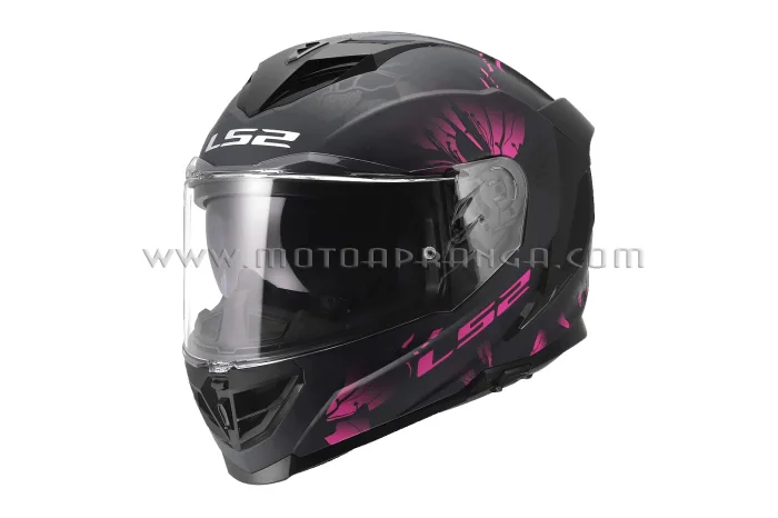 LS2 FF818 STORM III BURST HELMET - BLACK PINK