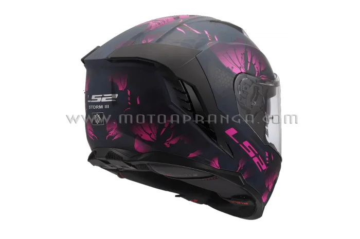 LS2 FF818 STORM III BURST HELMET - BLACK PINK