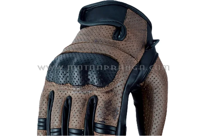 B.O.S. 6034 Sydney leather summer gloves - brown