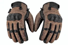 B.O.S. 6034 Sydney leather summer gloves - brown