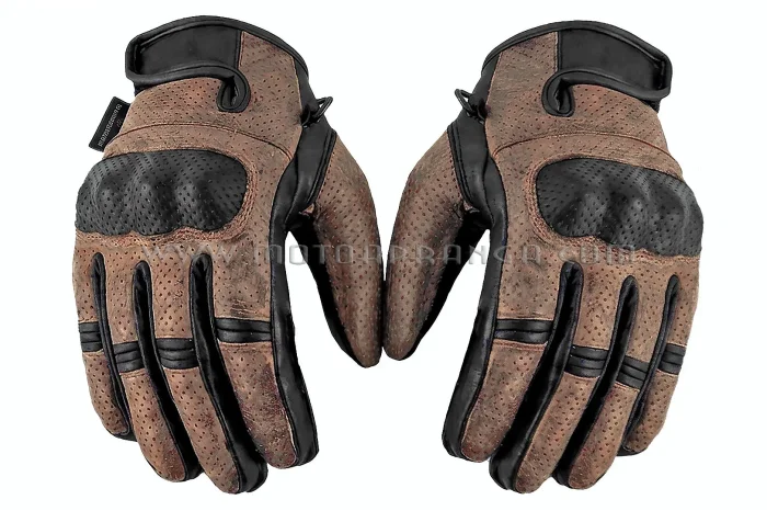 B.O.S. 6034 Sydney leather summer gloves - brown