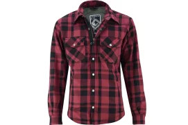 B.O.S. long sleeve shirt with aramid protection - red 2