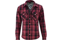 B.O.S. long sleeve shirt with aramid protection - red