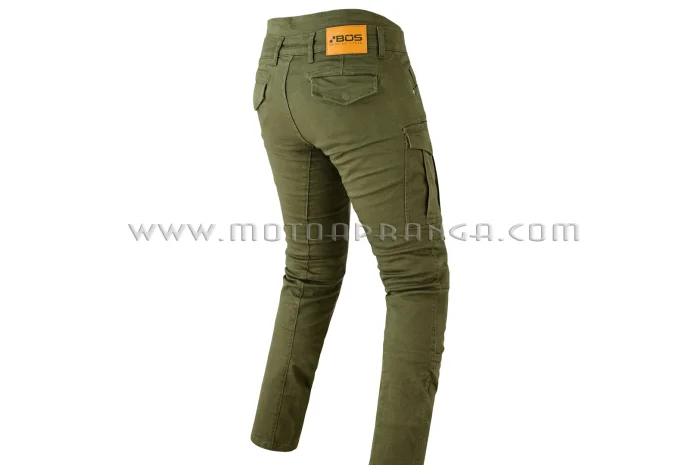 B.O.S. cargo jeans olive
